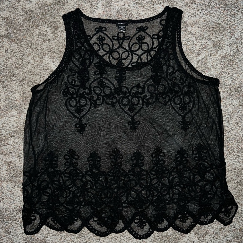 3X Sheer Torrid Tank Top